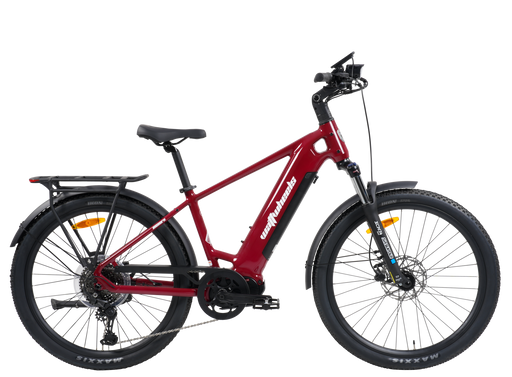 Wattwheels Bighorn S V5 electric bike, top tube step-over frame
