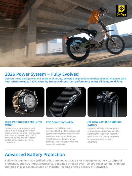 2026 Surron Light Bee X LBX Electric Dirt Bike *NEW MODEL!!*