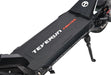 Teverun Fighter 11  Black electric scooter with 'Teverun' branding on a clear background