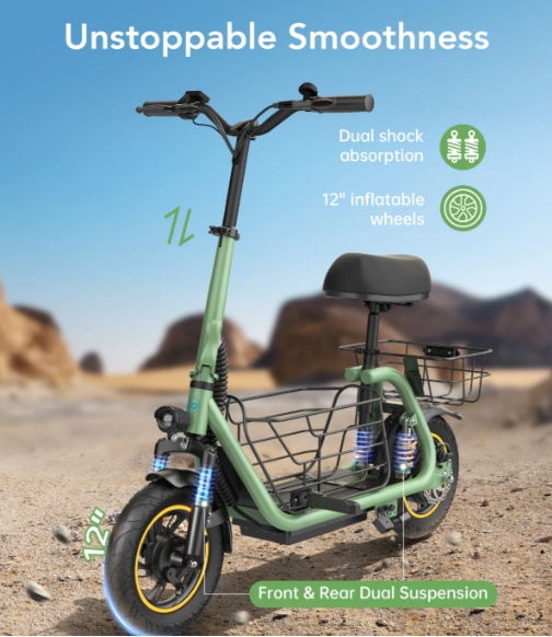 Gyroor C1 Pro Seated Electric Mobility Scooter