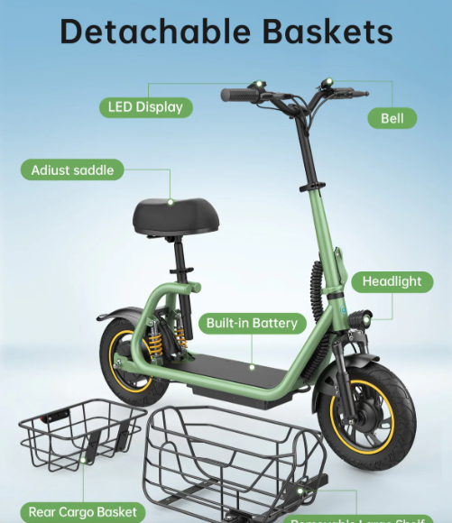 Gyroor C1 Pro Seated Electric Mobility Scooter