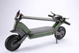 Army Green and black E Twow TK5  electric scooter on a white background