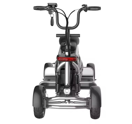 Mobility scooter on a white background