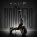 Roley X electric scooter on a dark background with brand name visible